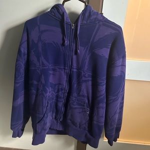Purple Hybrid Zip Up